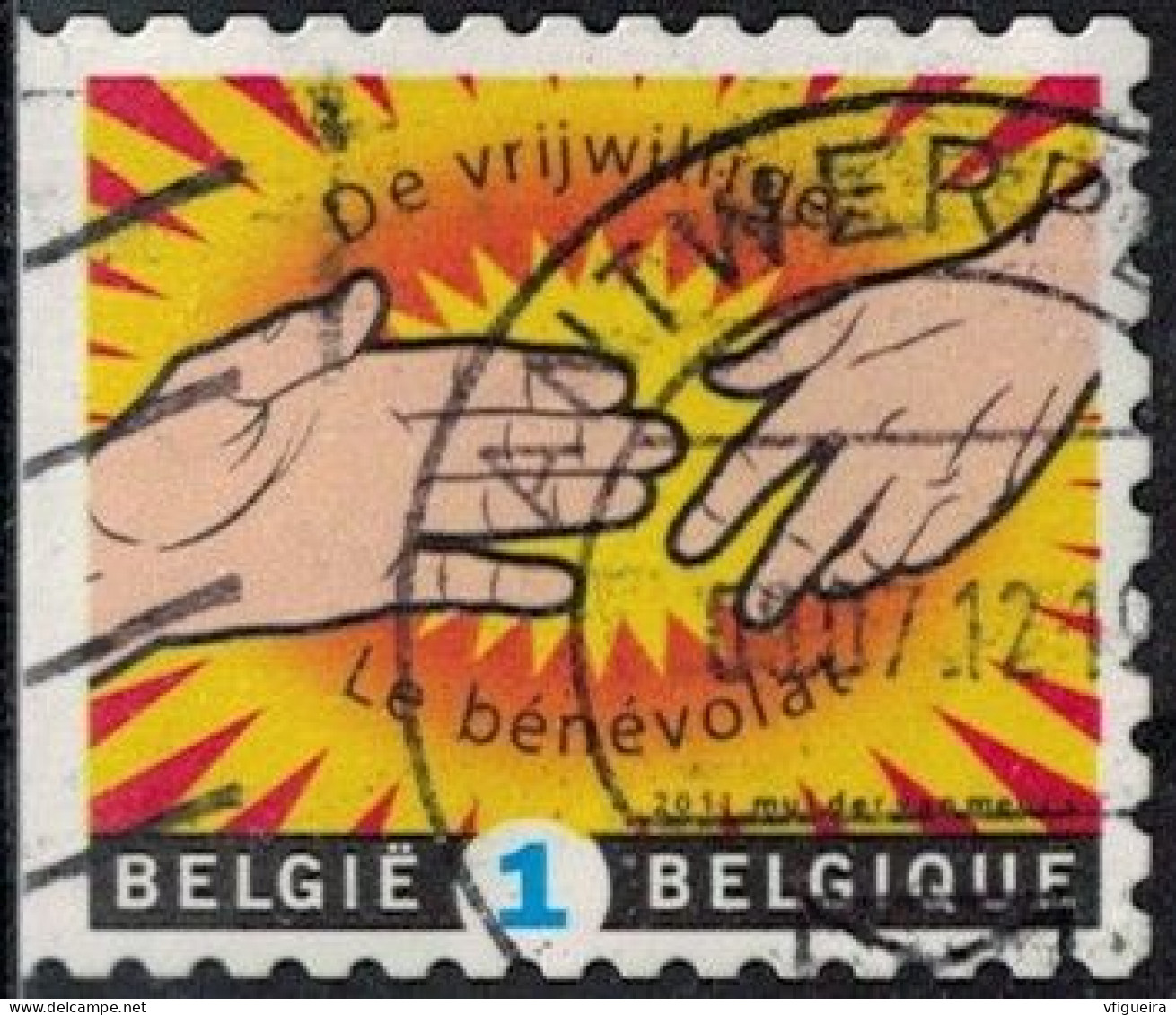 Belgique 2011 Oblitéré Used Le Bénévolat Y&T BE 4084 SU - Oblitérés