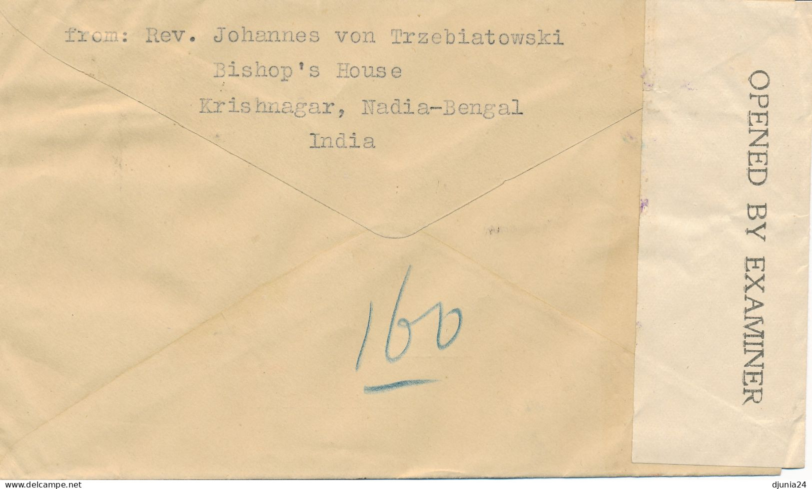 BF0291 / INDIEN   -  1942 -  Brief An Rotes Kreuz Genf Mit COUPON REPONSE Stempel - Jaipur