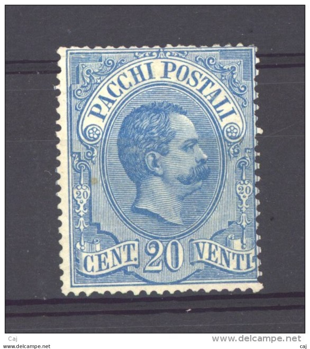 Italie  -  Colis Postaux  -  1884  :  Yv  2  (*) - Paquetes Postales