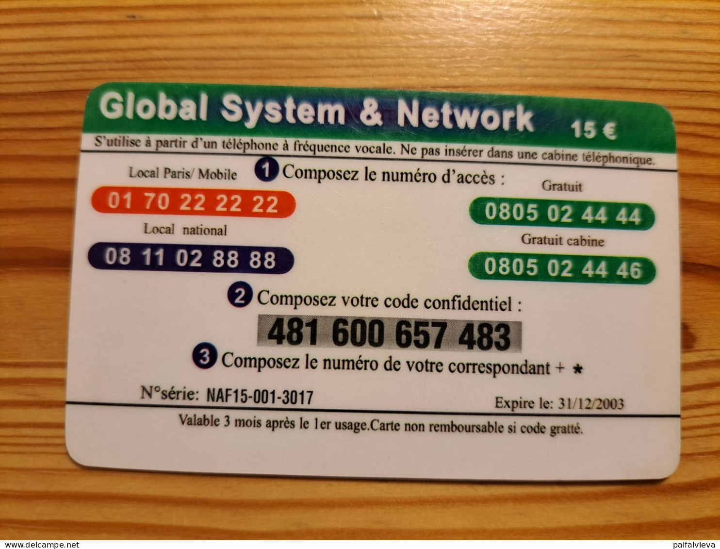 Prepaid Phonecard France, Mondial - Goat - Prepaid: Mobicartes