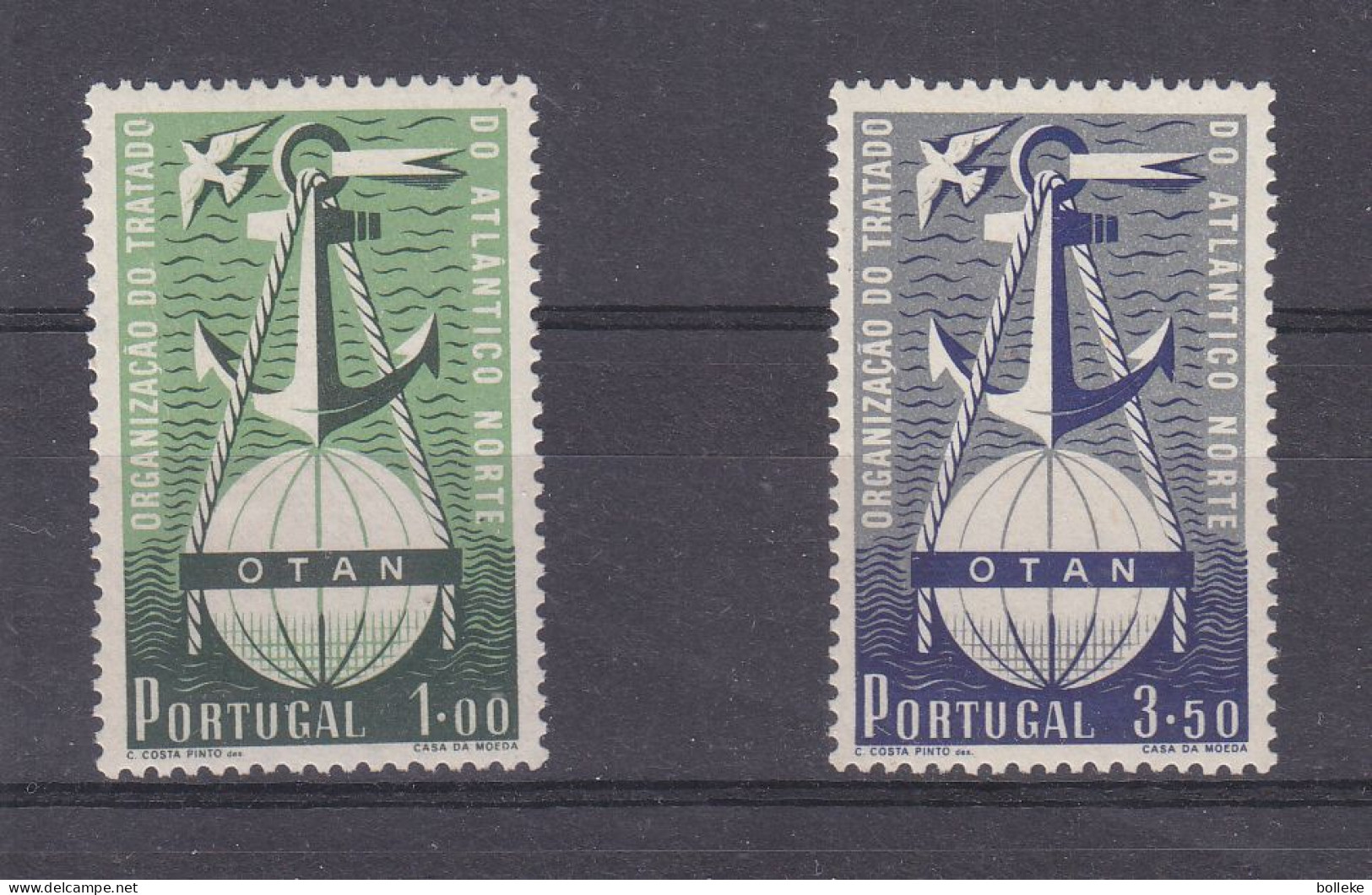 OTAN - Portugal - Yvert 760 / 1 ** - Traité Atlantique - Encre - Valeur 390 Euros - - Nuevos