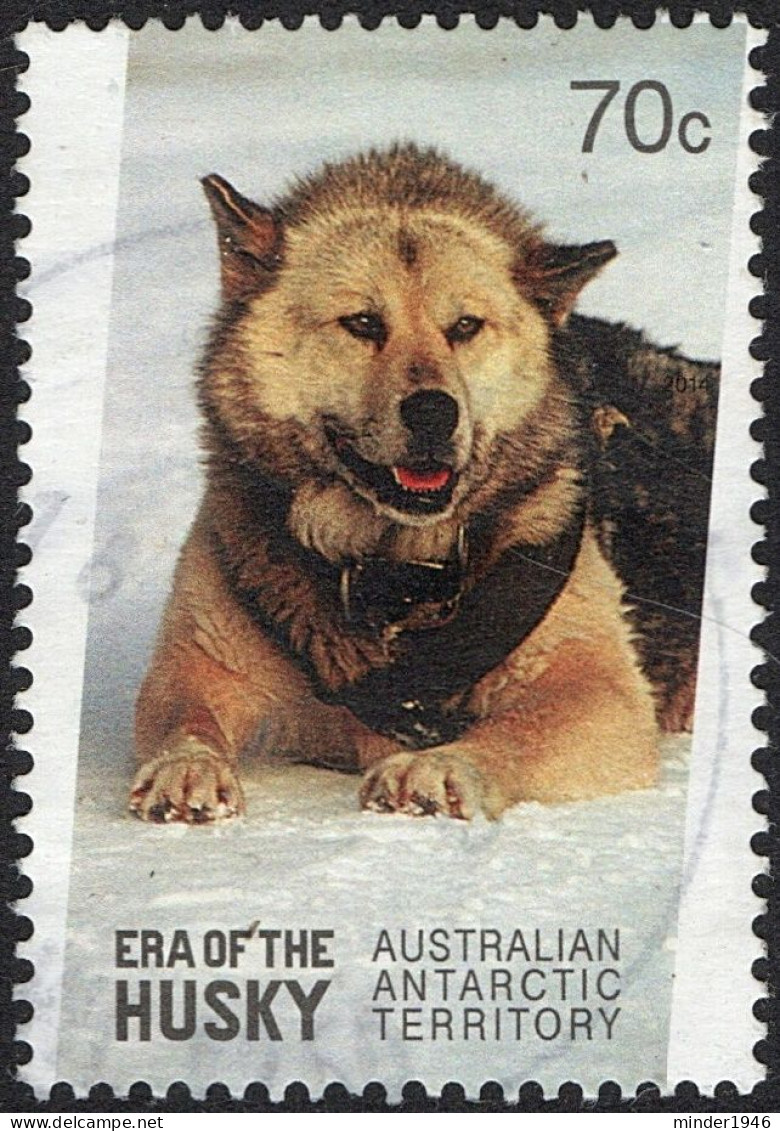 AUSTRALIAN ANTARCTIC TERRITORY (AAT) 2014 QEII 70c Multicoloured, Era Of The Husky FU - Gebraucht