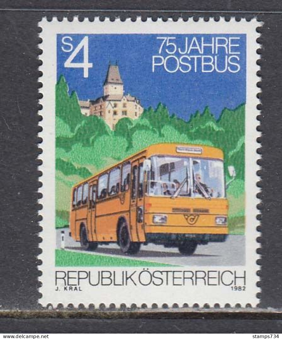 Austria 1982 - 75 Jahre Postbusverkehr, Mi-Nr. 1714, MNH** - Bussen