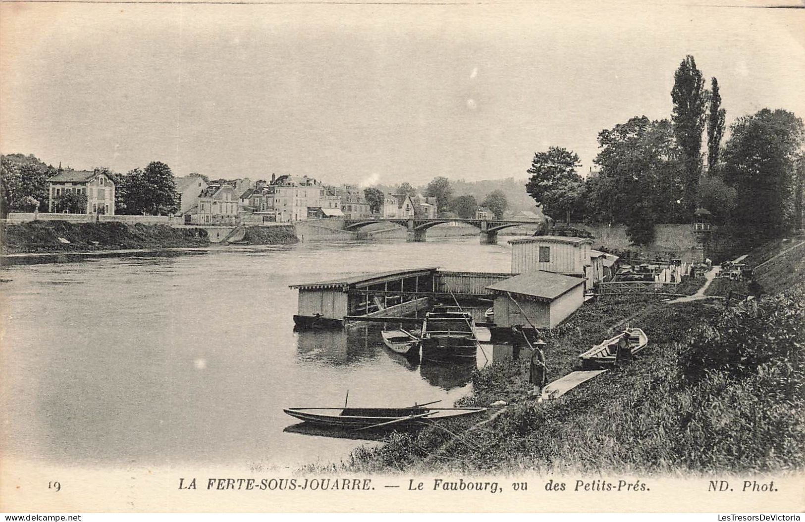 FRANCE - La Ferte Sous Jouarre - Le Faubourg Vu Des Petits Prés - Carte Postale Ancienne - La Ferte Sous Jouarre