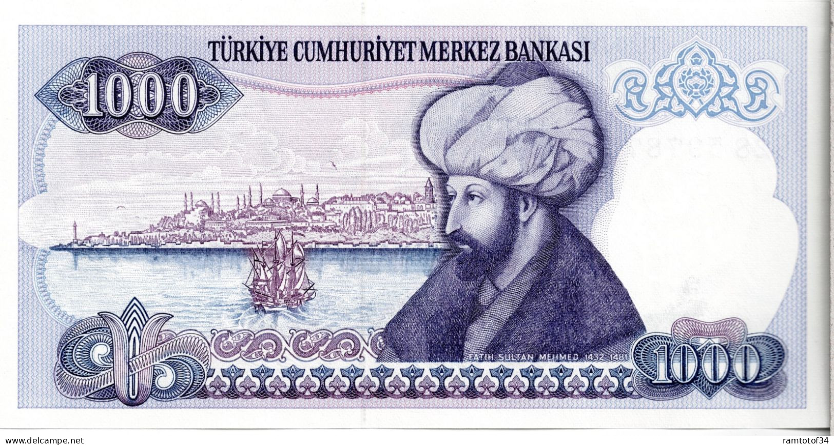 TURQUIE - 1000 Lirasi 1988 UNC - Turchia