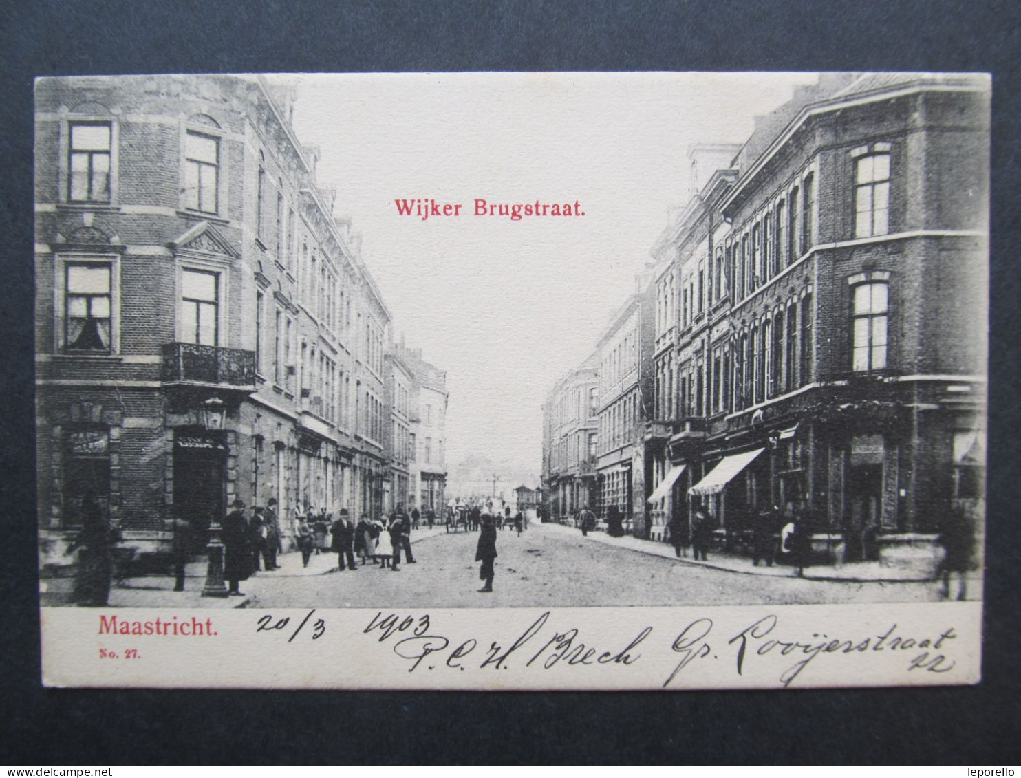 AK Maastricht Wijker Brugstraat 1903  / D*58363 - Maastricht