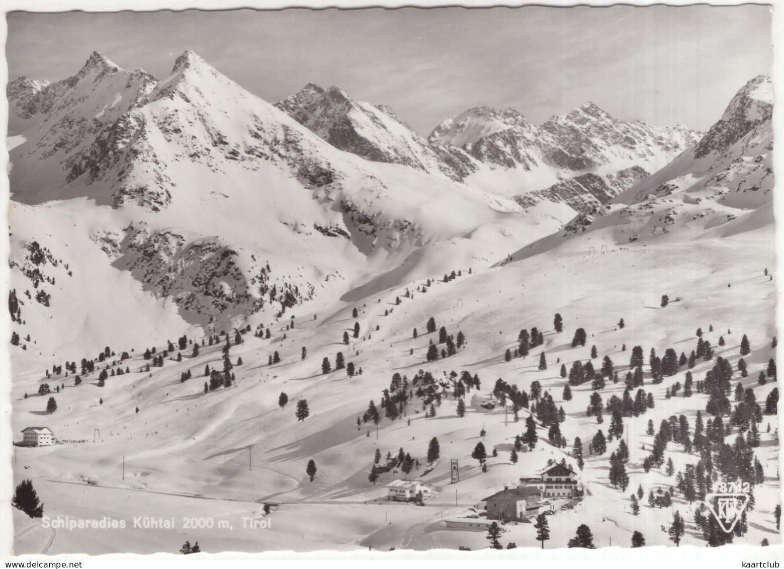 Schiparadies Kühtai 2000 M, Tirol - (Tirol, Österreich/Austria) - 1967 - Imst