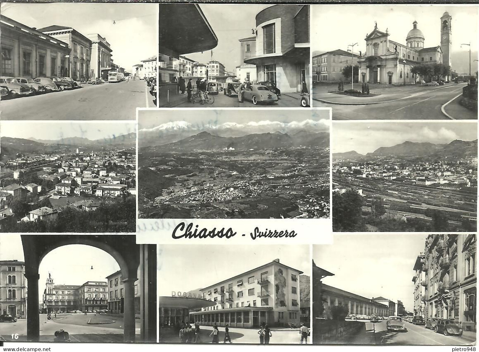 Chiasso (Tessin, Svizzera) Vedute: Confine Italo-Svizzero, Dogana, Chiesa, Scorci Panoramici - Chiasso