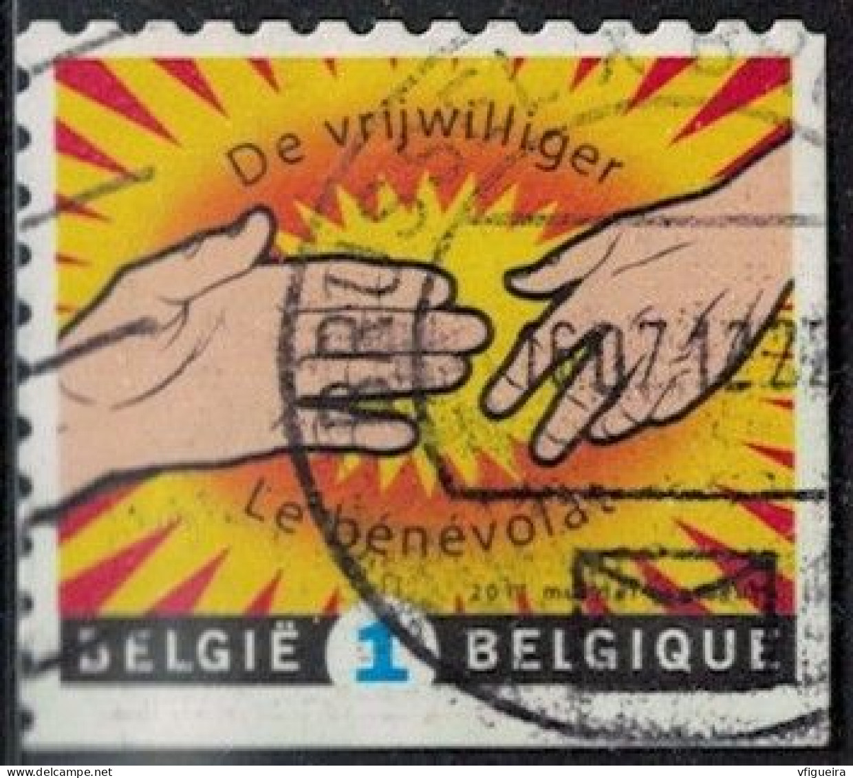 Belgique 2011 Oblitéré Used Le Bénévolat Y&T BE 4084 SU - Oblitérés