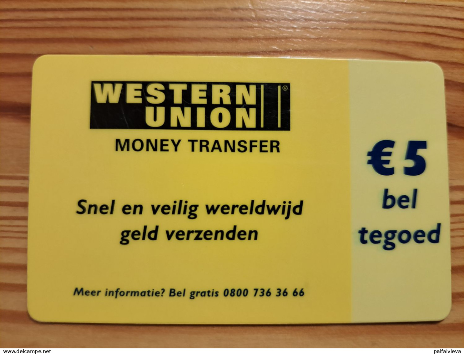 Prepaid Phonecard Netherlands, Western Union - [3] Handy-, Prepaid- U. Aufladkarten