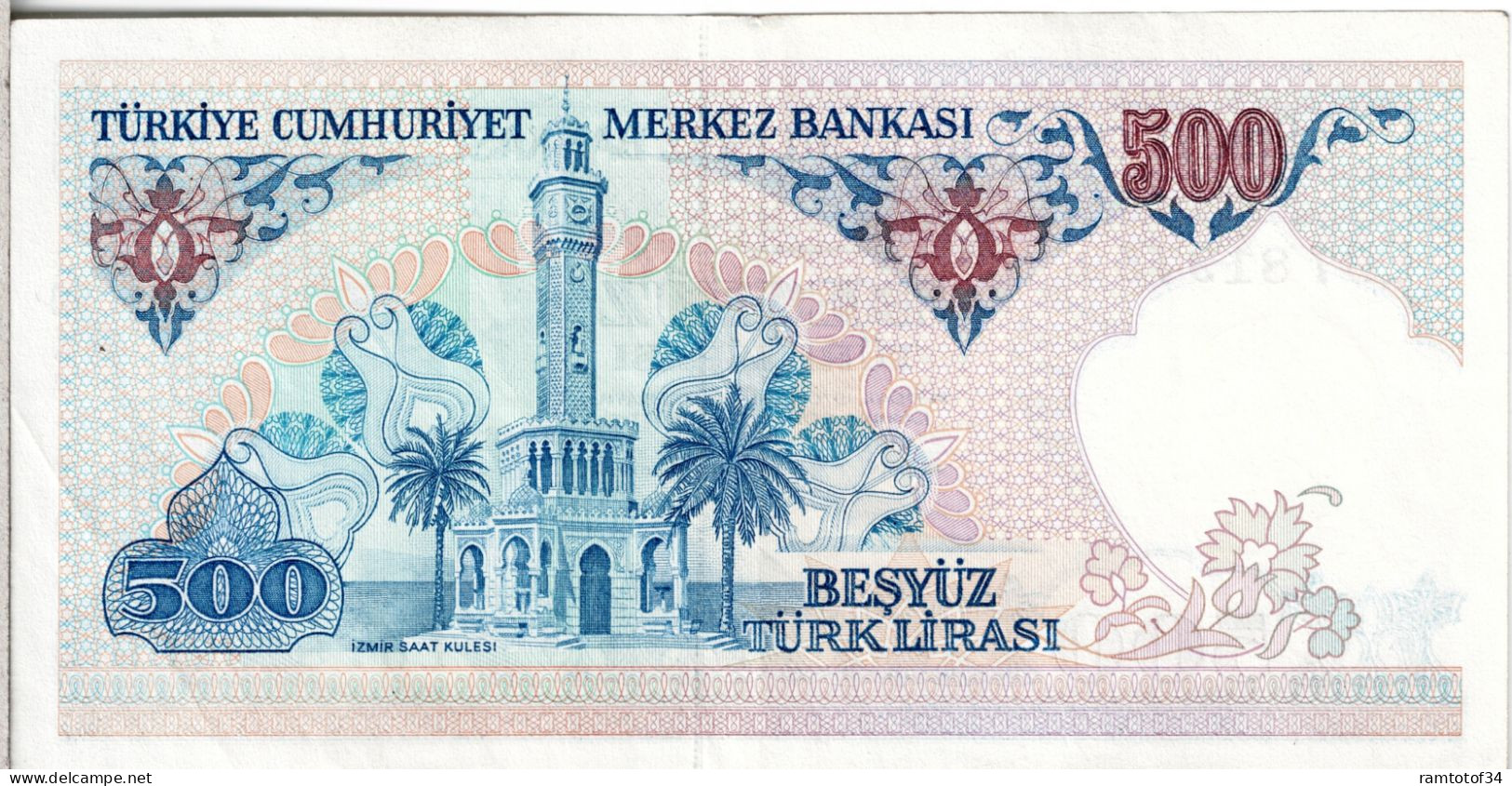 TURQUIE - 500 Lira 1984 UNC - Turchia