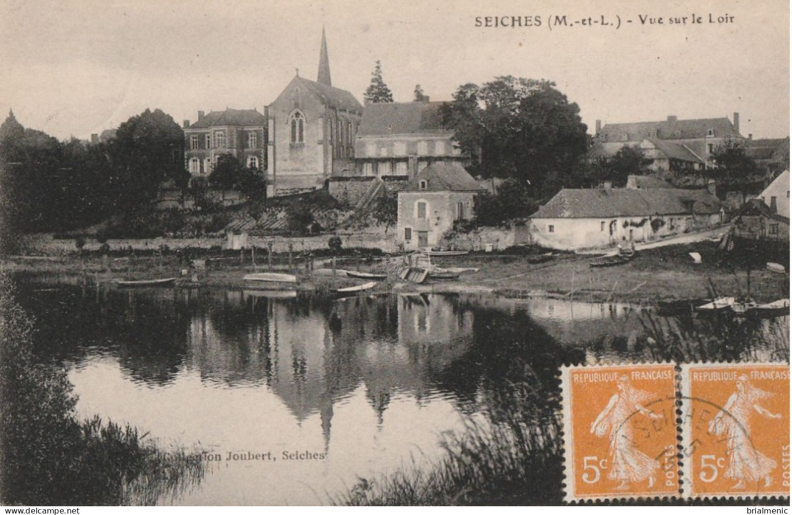 SEICHES  Vue Sur Le Loir - Seiches Sur Le Loir