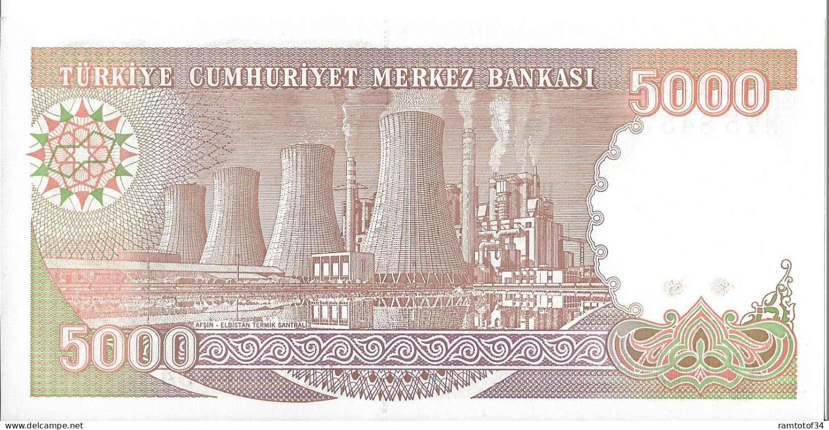 TURQUIE - 5000 Lira 1988 UNC - Turquie