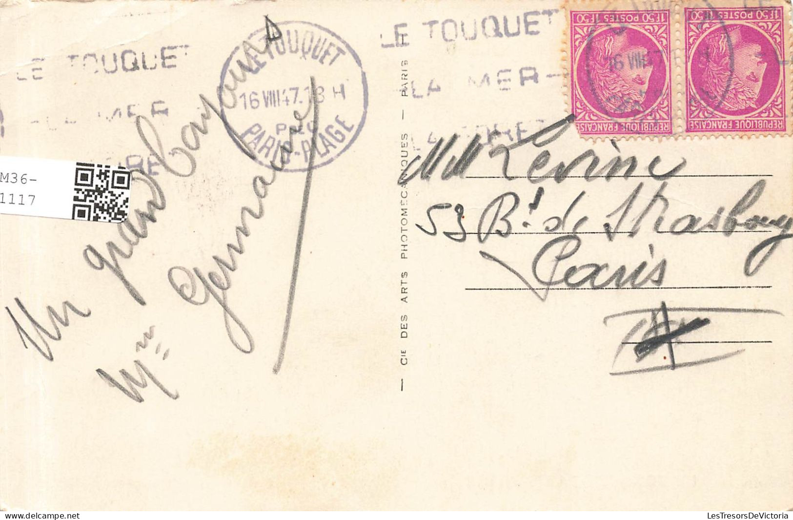 FRANCE - Le Touquet Paris Plage - Les Pelouses Fleuries De La Digue - Carte Postale Ancienne - Le Touquet