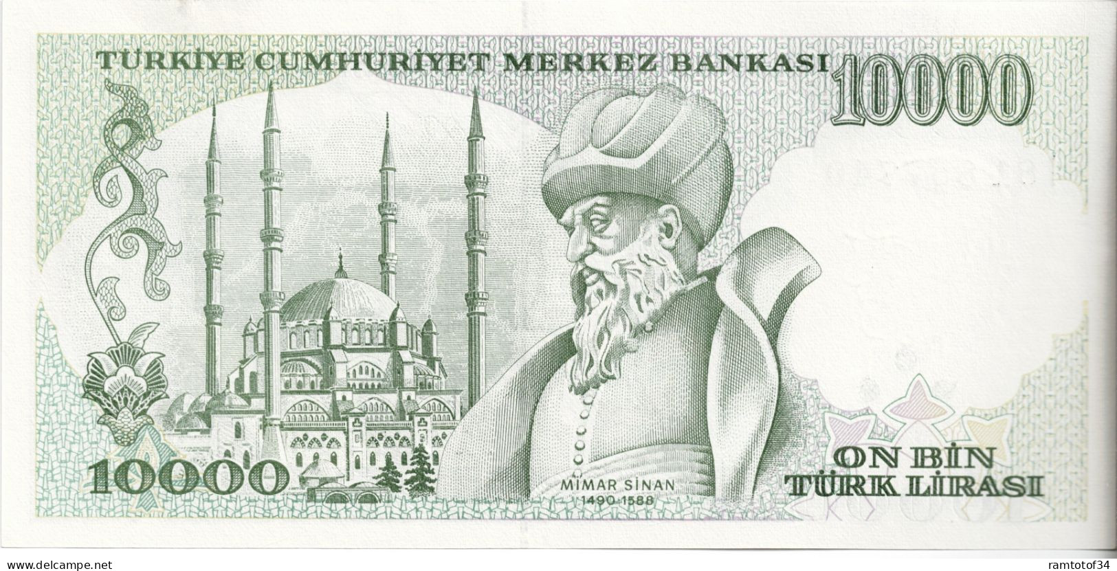 TURQUIE - 10000 Lira 1993 UNC - Turquie