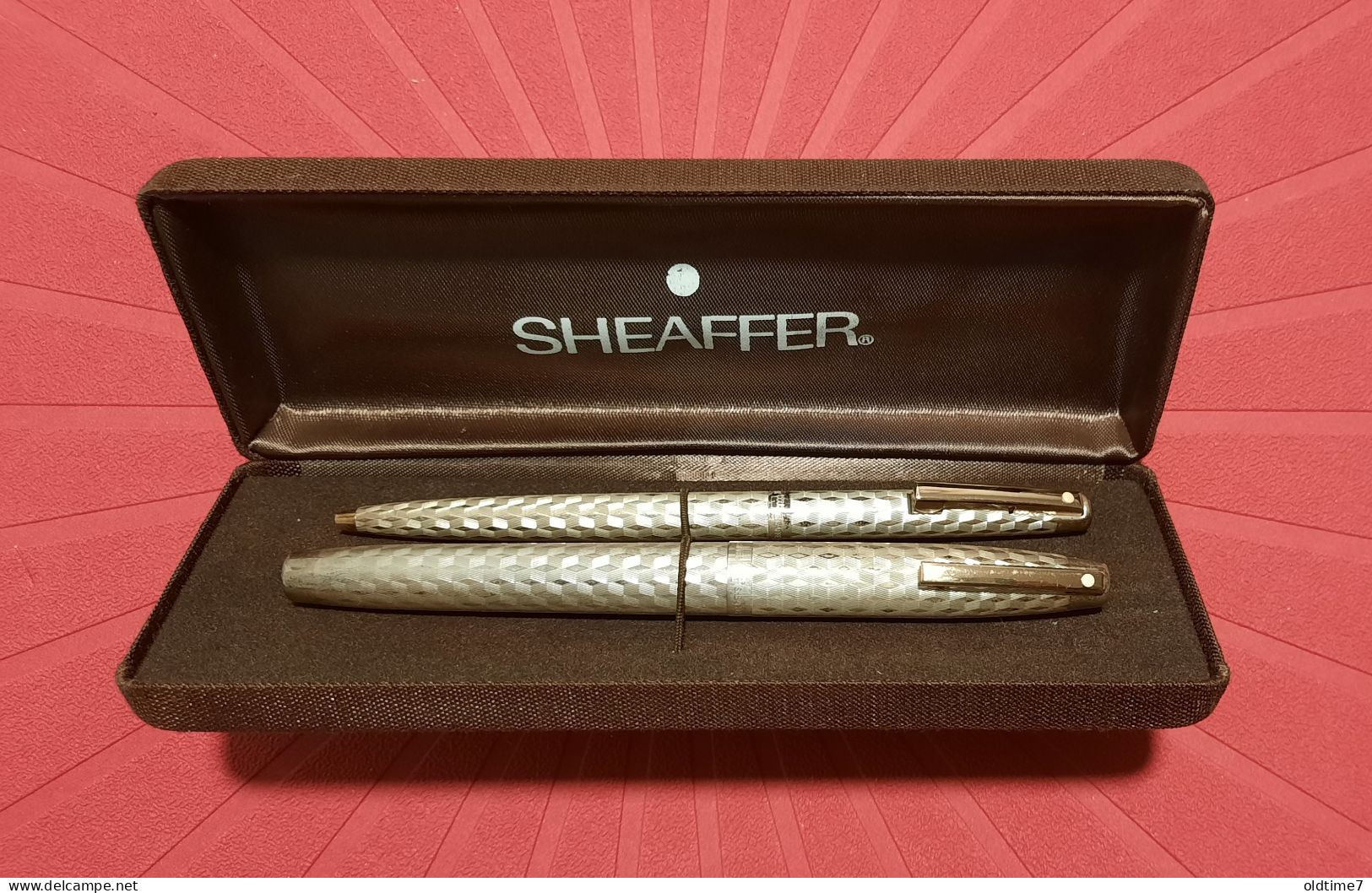 SHEAFFER Silver And Gold Fountain Pen And Ballpoint Pen Set - Plumes