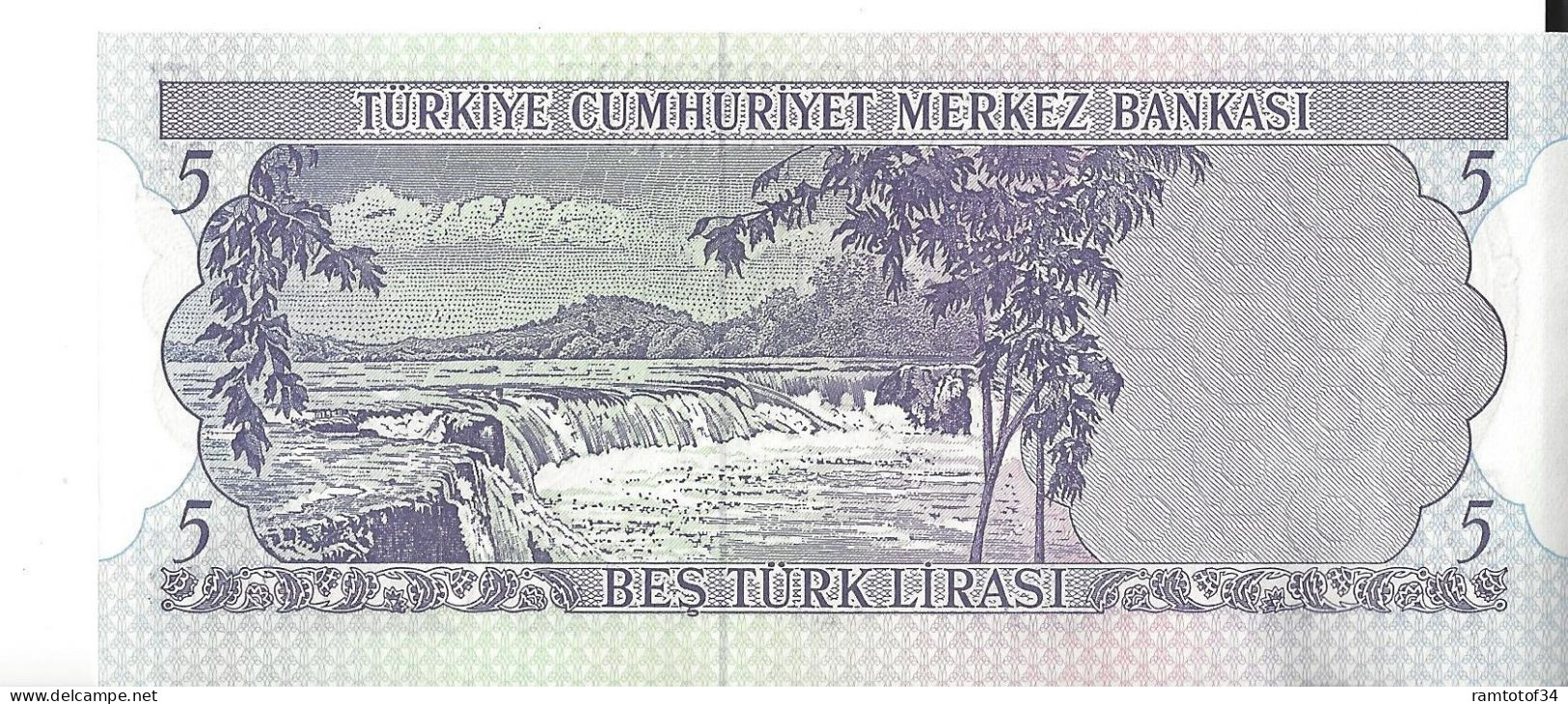 TURQUIE - 5 Lira 1976 UNC - Turquie