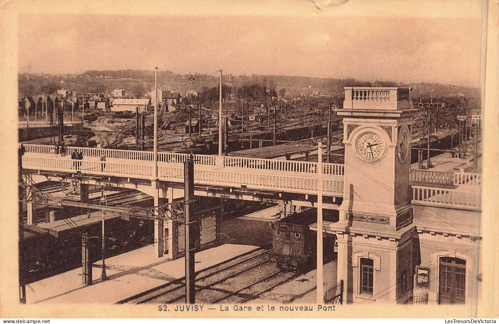 FRANCE - Juvisy - La Gare Et Le Nouveau Pont - Carte Postale Ancienne - Juvisy-sur-Orge