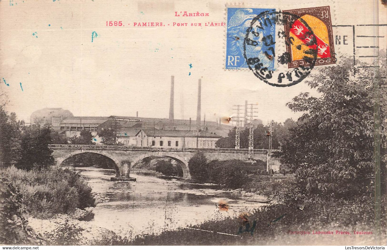 FRANCE - Pamiers - Pont Sur L'Ariège - Carte Postale Ancienne - Pamiers
