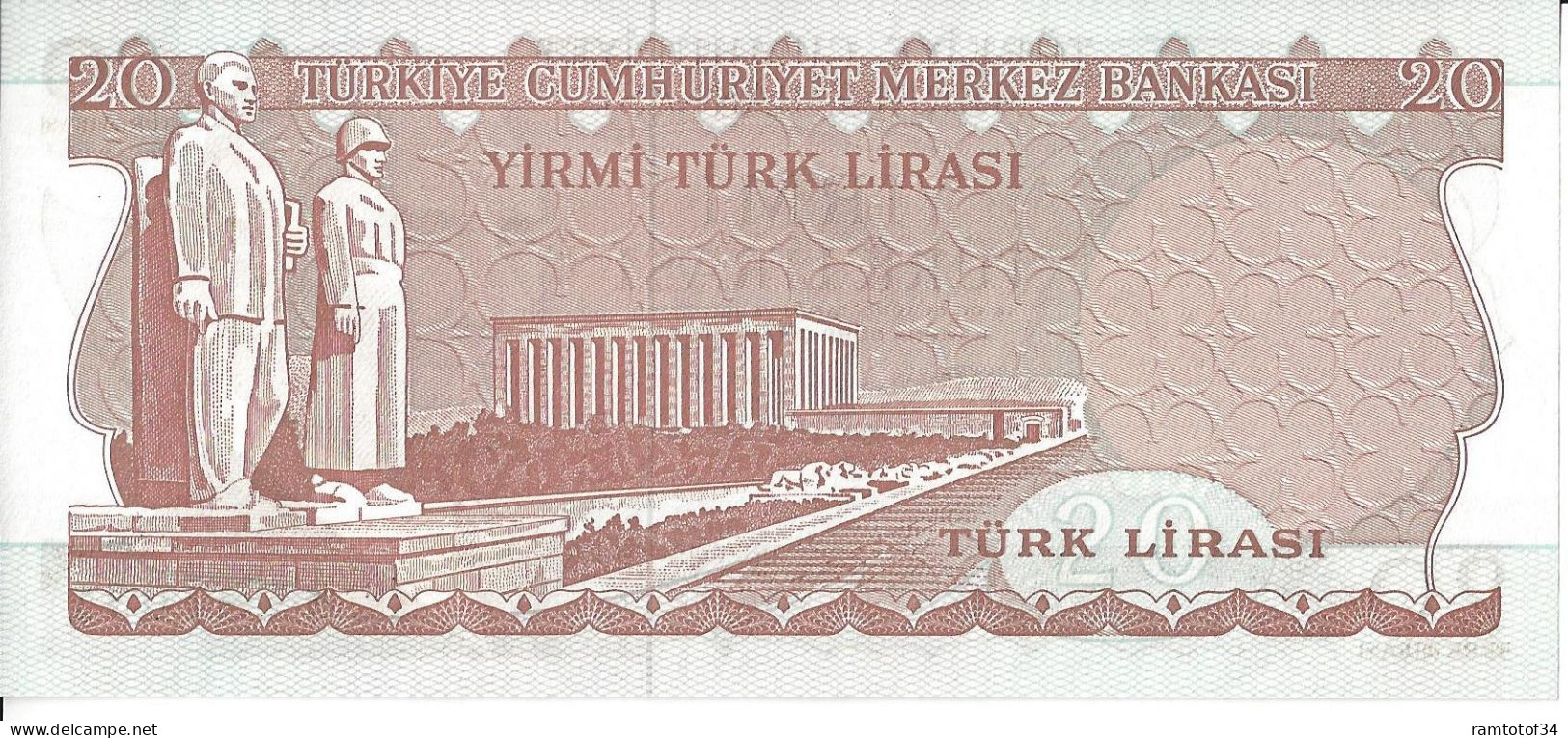 TURQUIE - 20 Lira 1983 UNC - Turquie