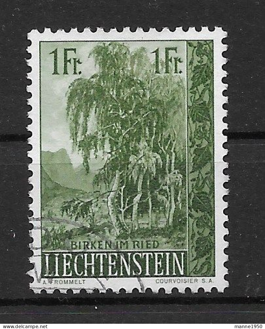 Liechtenstein 1957 Bäume Mi.Nr. 359 Gestempelt - Gebraucht