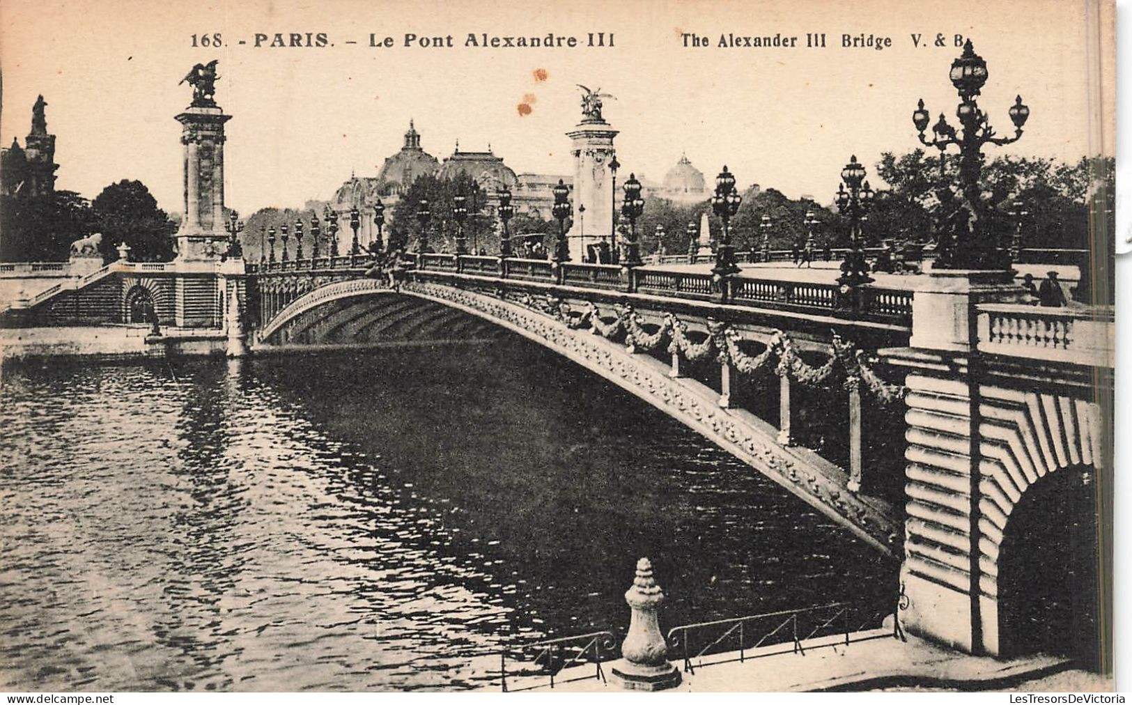 FRANCE - Paris - Le Pont Alexandre III - V & B - Carte Postale Ancienne - Brücken