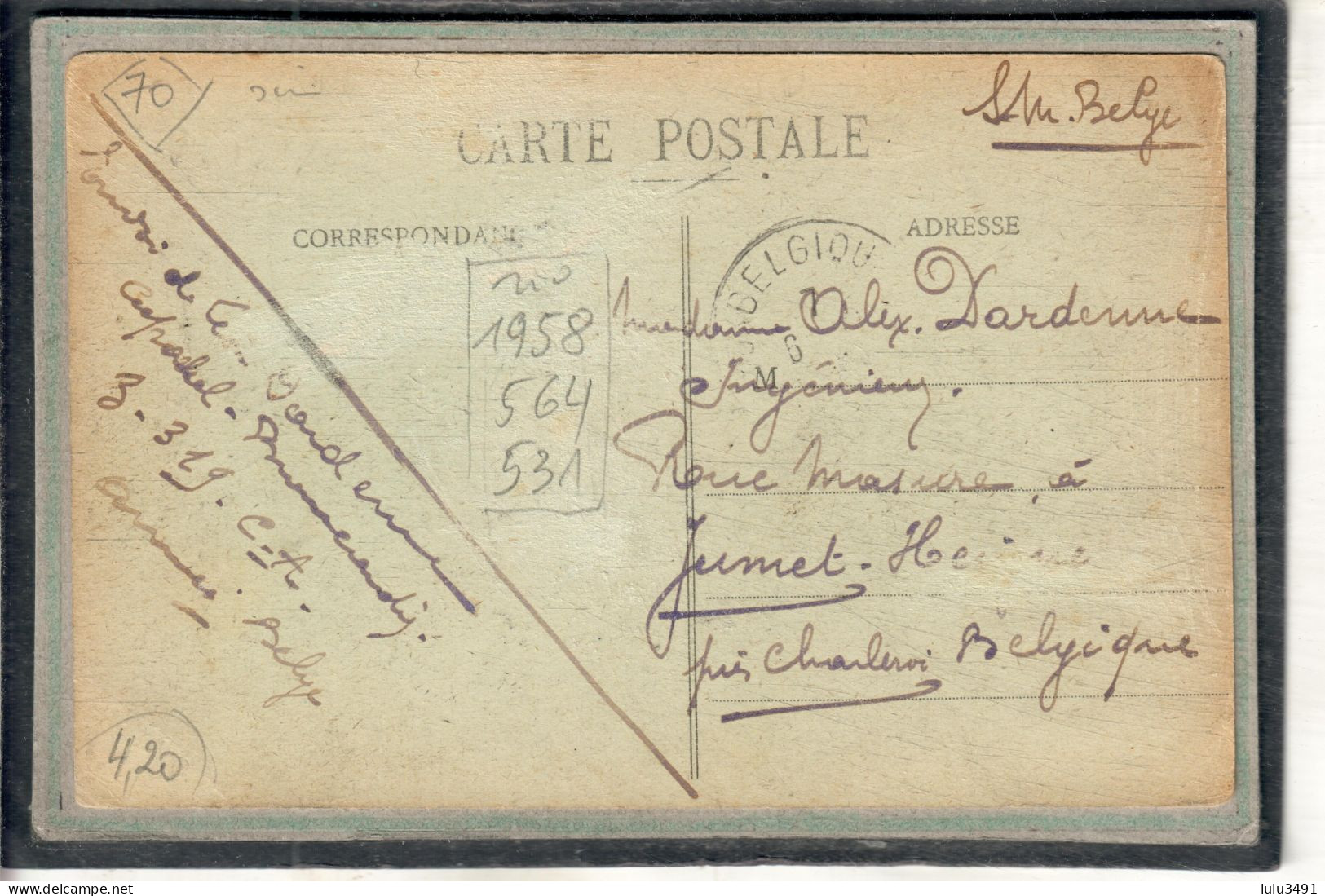 CPA - VILLERSEXEL (70) - Aspect Du Carrefour De La Grand'Rue En 1918 - Villersexel