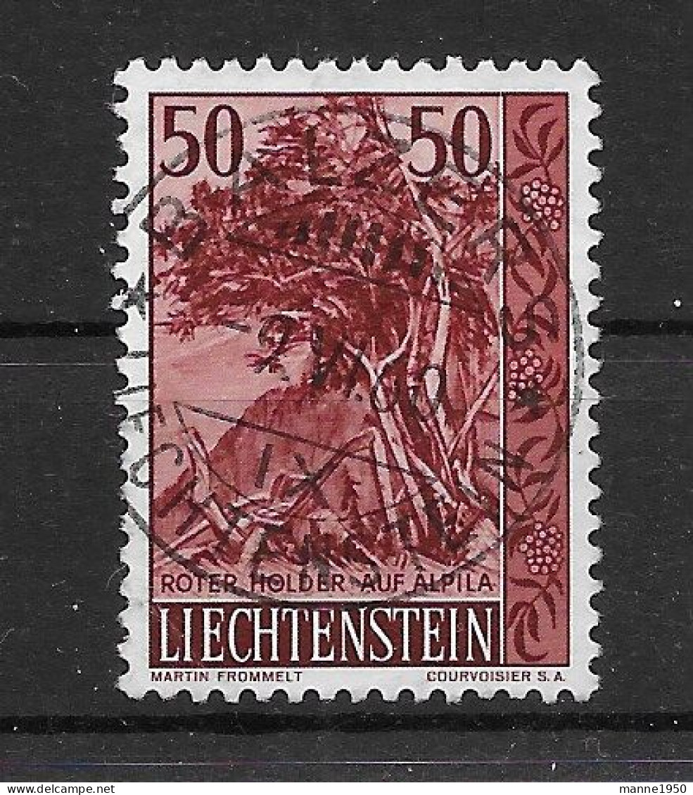 Liechtenstein 1959 Bäume Mi.Nr. 378 Gestempelt - Oblitérés