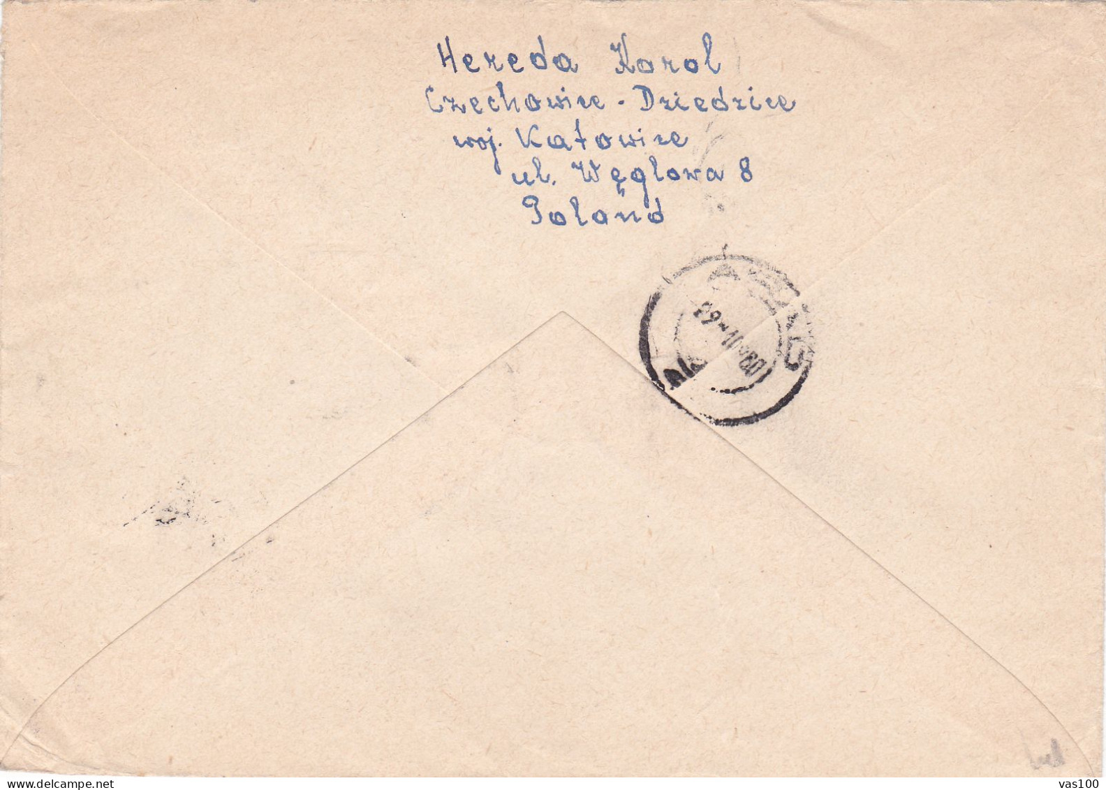 PAINTINGS STAMPS ON COVER 1960 POLAND - Lettres & Documents