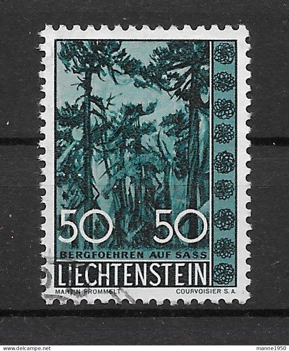 Liechtenstein 1960 Bäume Mi.Nr. 401 Gestempelt - Oblitérés