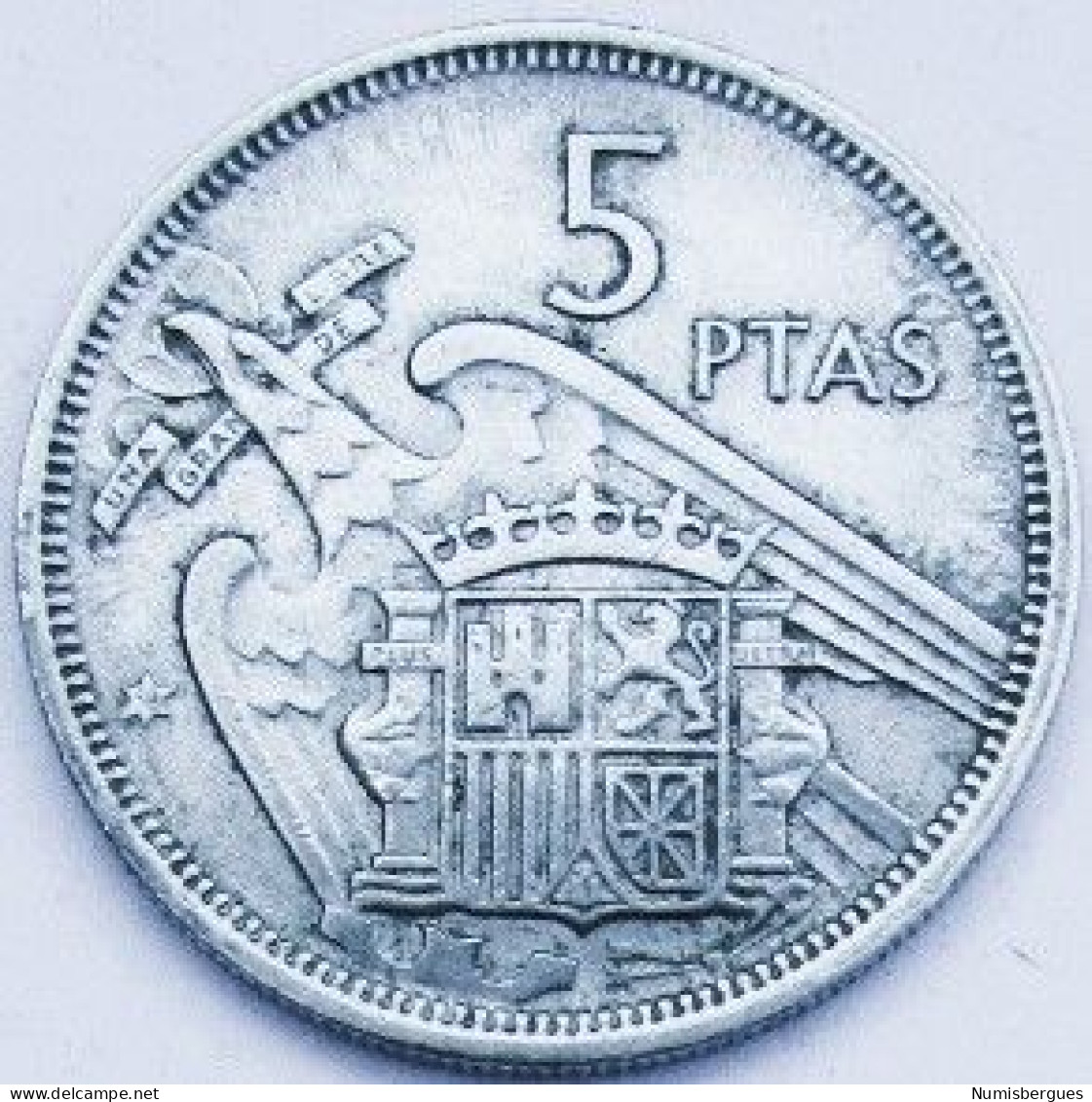 Pièce De Monnaie 5 Pesetas 1968 - 5 Pesetas