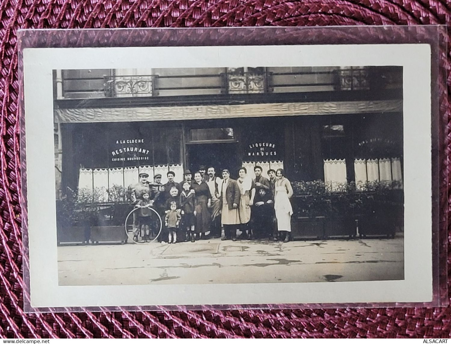 Carte Photo ,   Café à La Cloche - Sonstige & Ohne Zuordnung