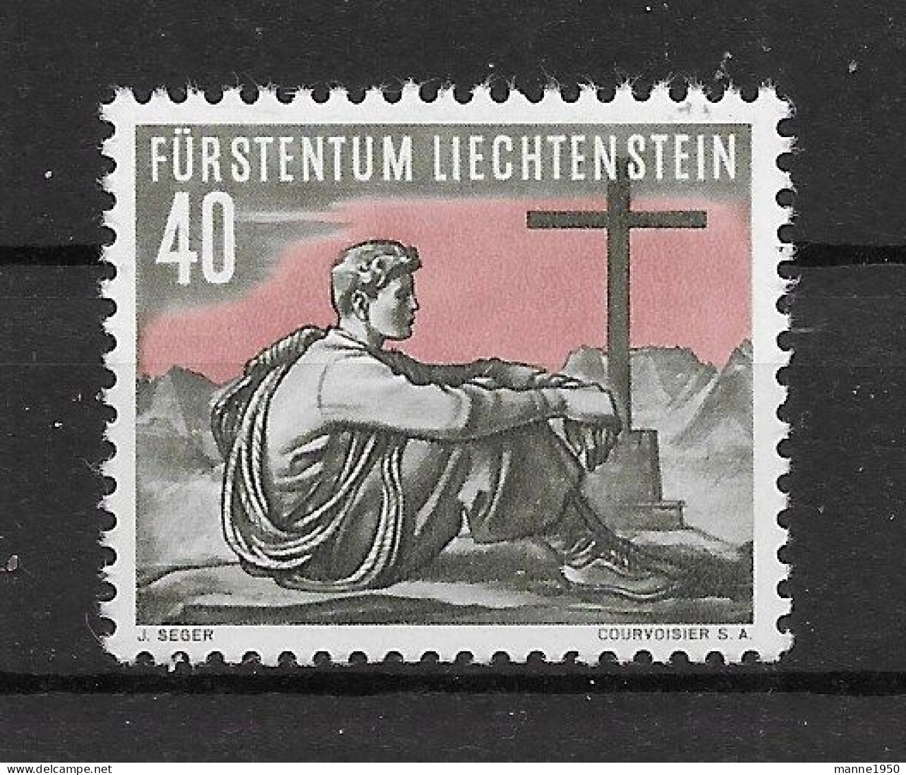 Liechtenstein 1958 Bäume Mi.Nr. 373 Ungebraucht - Ungebraucht