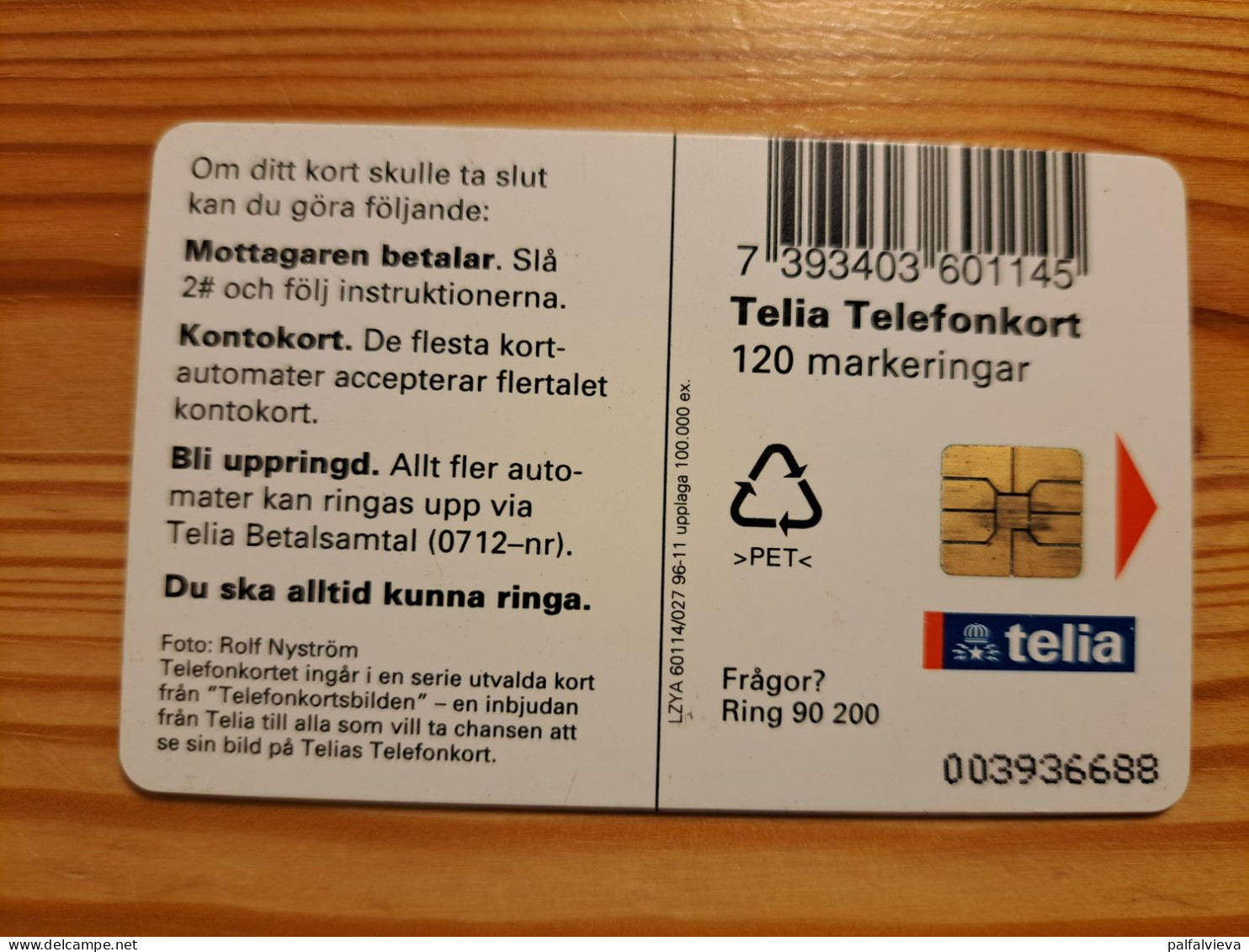 Phonecard Sweden - Horse - Suède