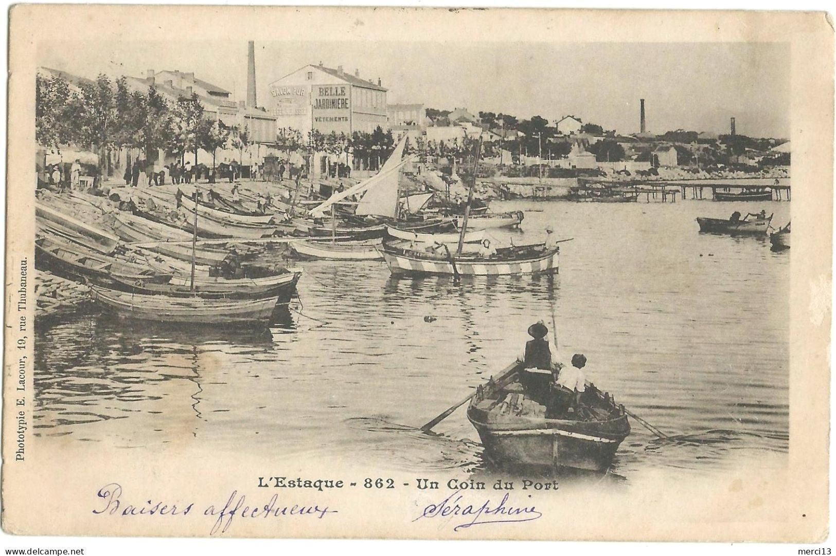 Précurseur De L’ESTAQUE (13) – Un Coin Du Port. Editeur Lacour, N° 862 - L'Estaque