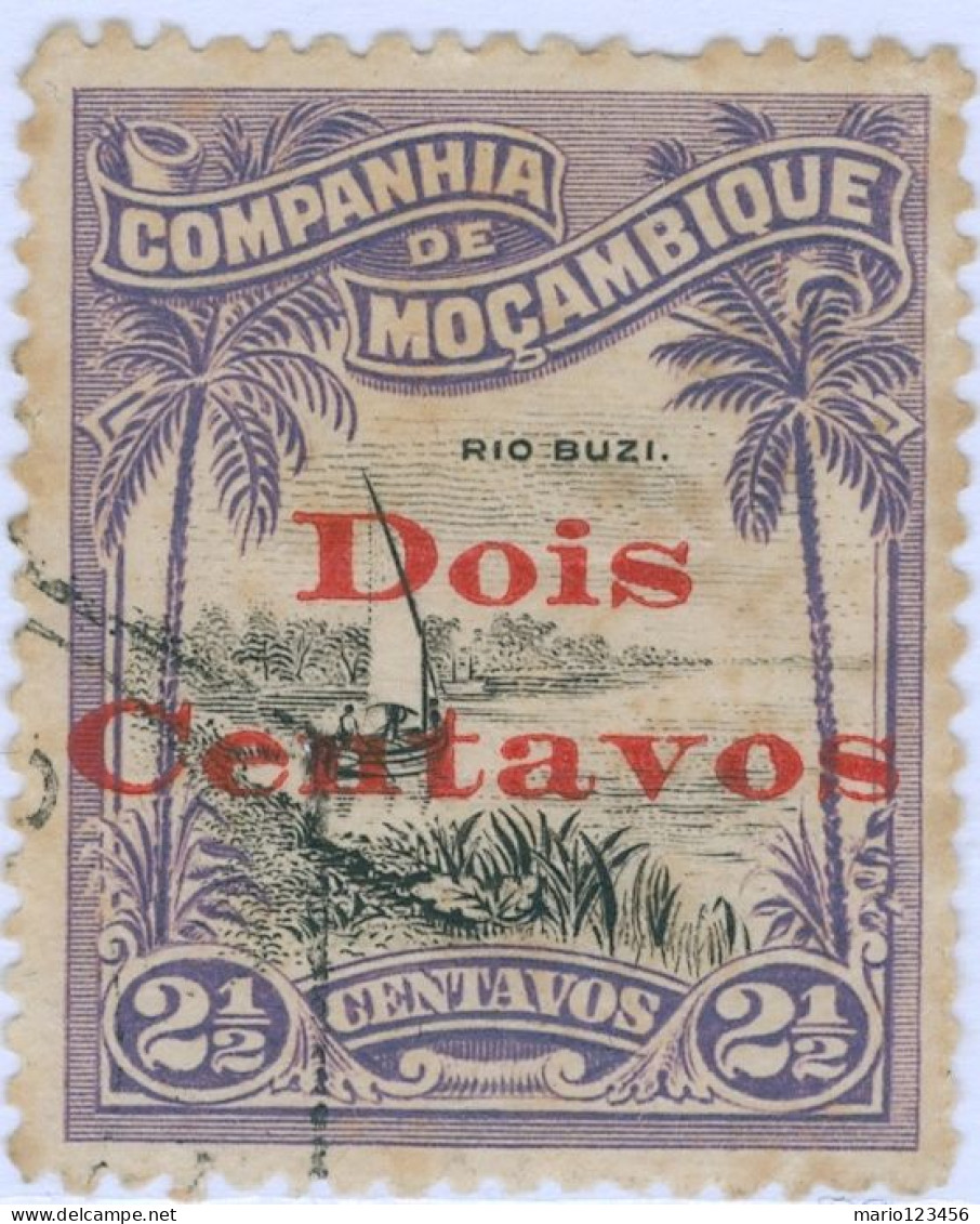 COMPAGNIA DEL MOZAMBICO, MOZAMBIQUE COMPANY, SIMBOLI DEL PAESE, 1920, USATI Mi:MZ-C 137, Scott:MZ-C 150, Yt:MZ-C 146 - Andere & Zonder Classificatie