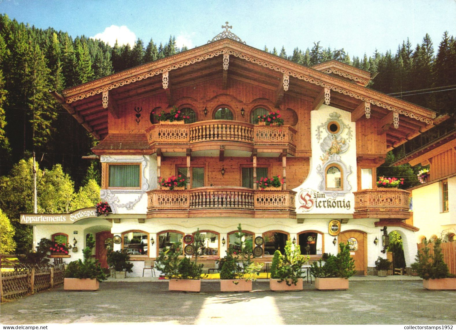 GERLOS, TIROL, ARCHITECTURE, PENSION, AUSTRIA, POSTCARD - Gerlos