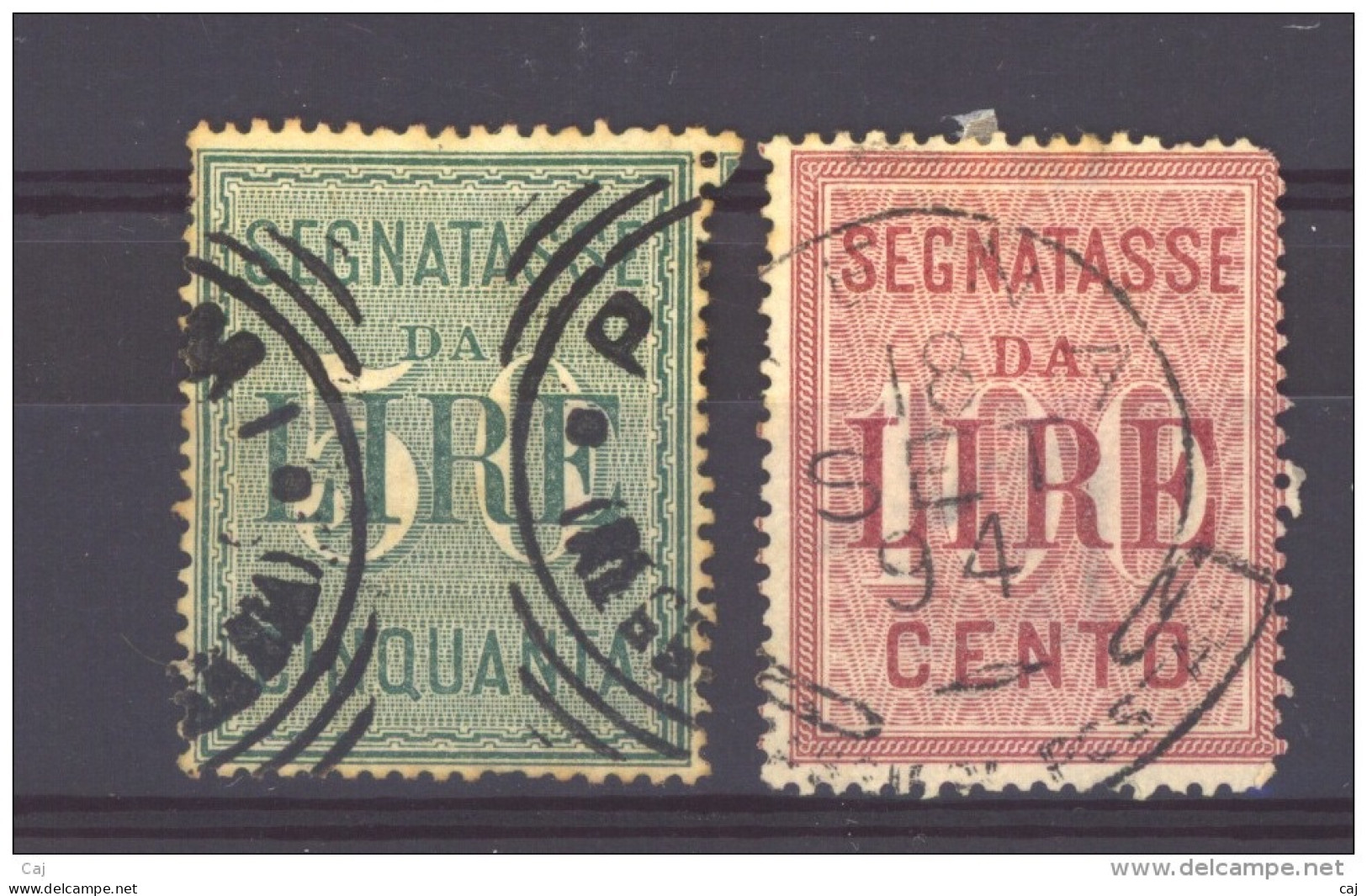 05999 -   Italie  -  Taxes  :  Yv   20-21  (o) - Segnatasse