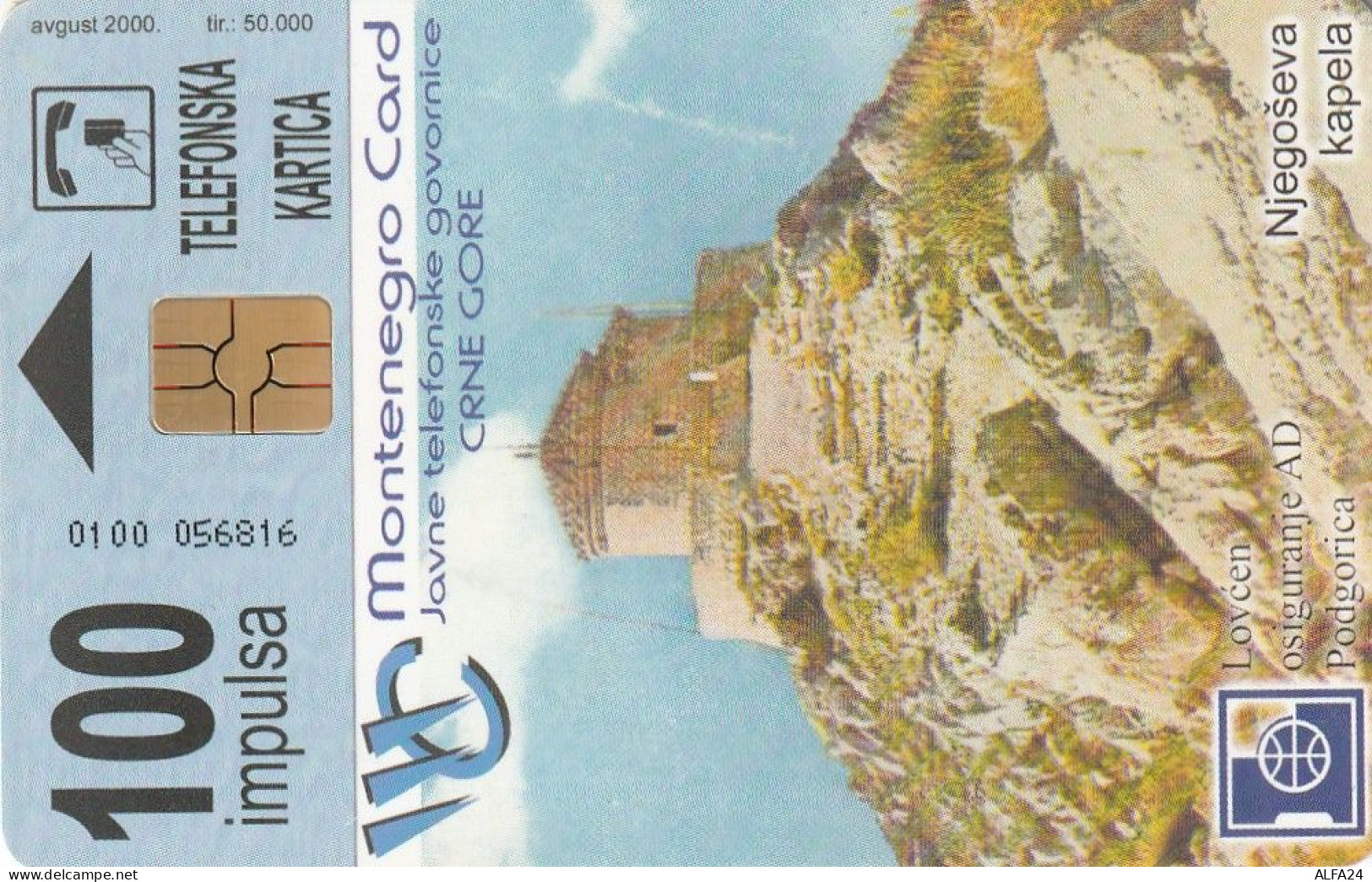 PHONE CARD MONTENEGRO  (E6.24.8 - Montenegro