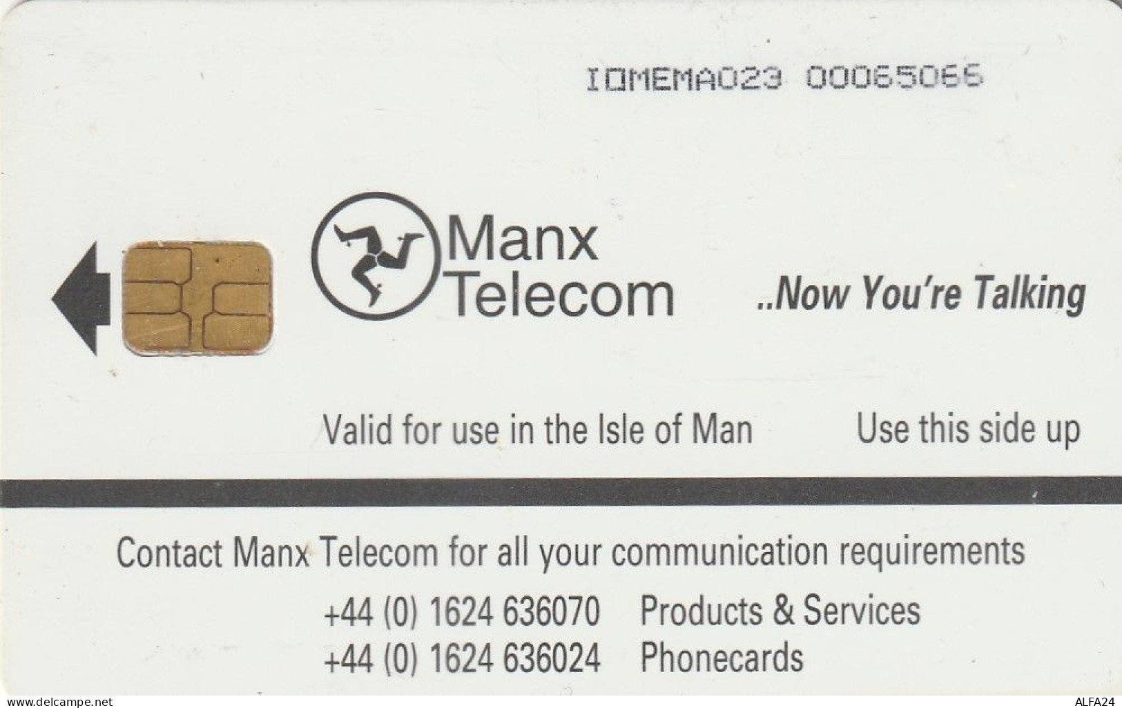 PHONE CARD ISOLA MAN  (E6.20.2 - Île De Man