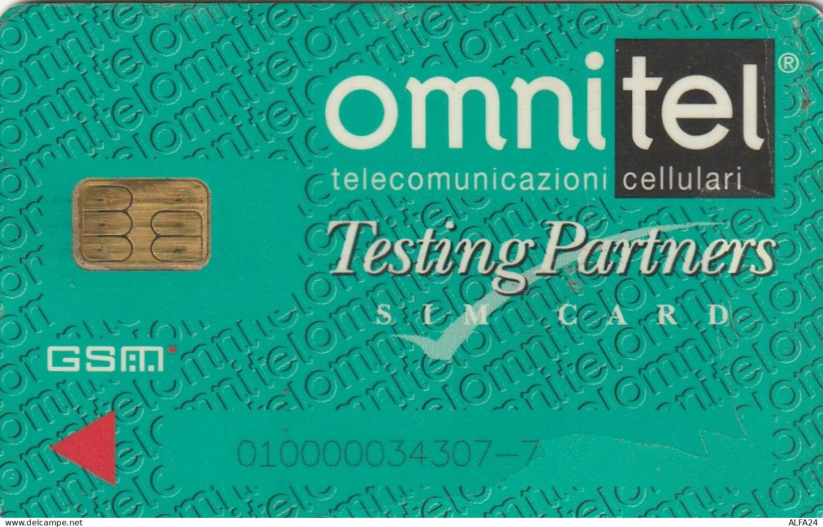 ITALIA -GSM OMNITEL (E6.7.8 - Schede GSM, Prepagate & Ricariche