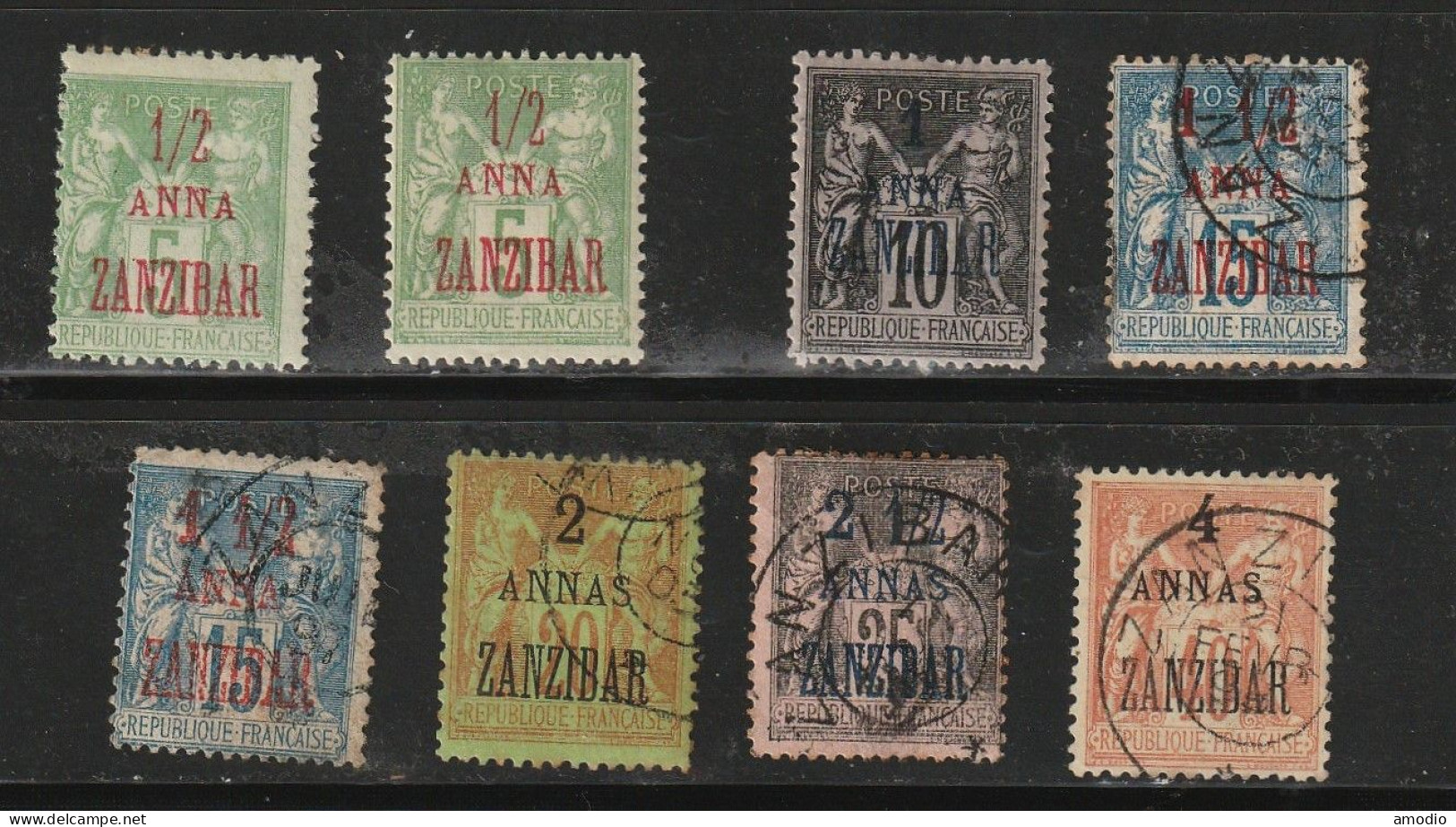 Zanzibar YT 17, 20 N*, 22/24, 26 Oblit. - Gebruikt