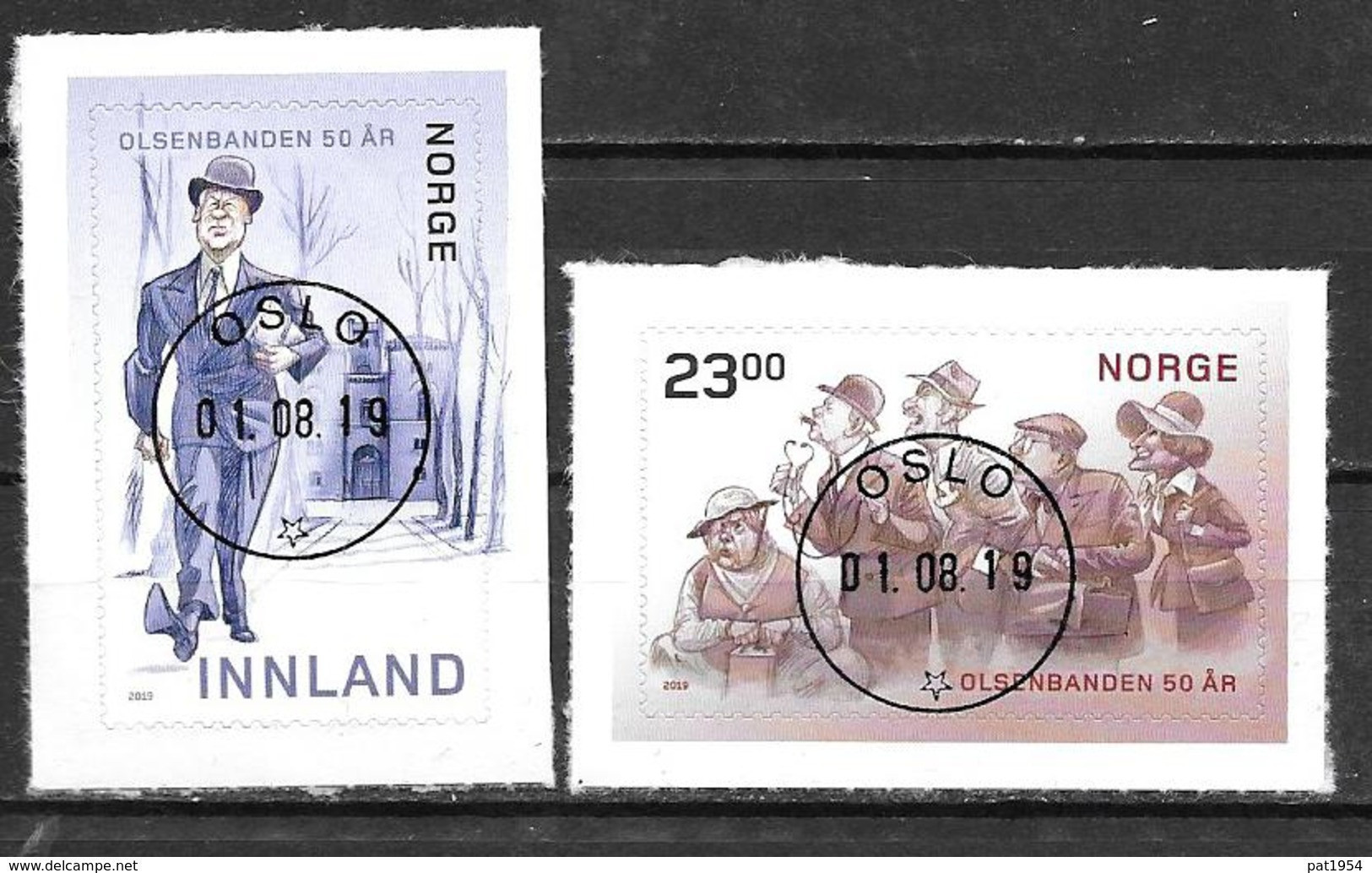 Norvège 2019 Série Oblitérée La Bande D'Olsen - Used Stamps