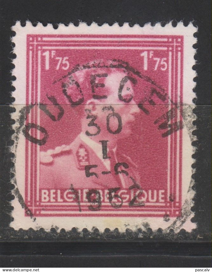 COB 832 Oblitération Centrale OUDEGEM - 1936-1957 Collar Abierto