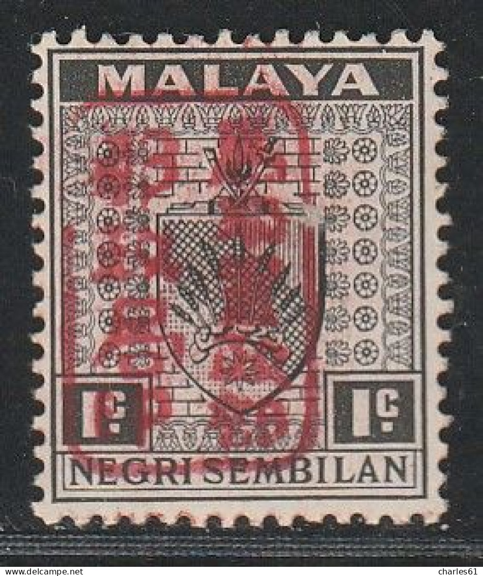 MALAYSIA - NEGRI SEMBILAN : Occupation Japonaise - N°1 * (1942) 1c Noir - Japanisch Besetzung