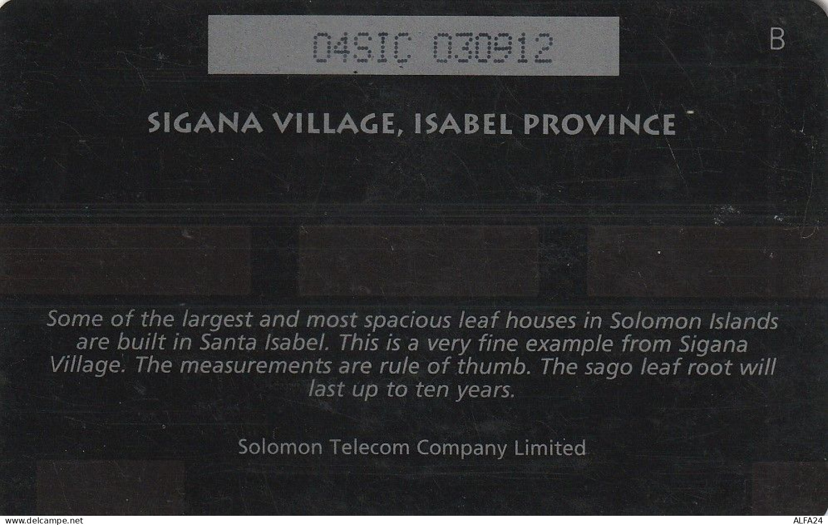 PHONE CARD SOLOMON ISLANDS  (E7.22.4 - Isole Salomon