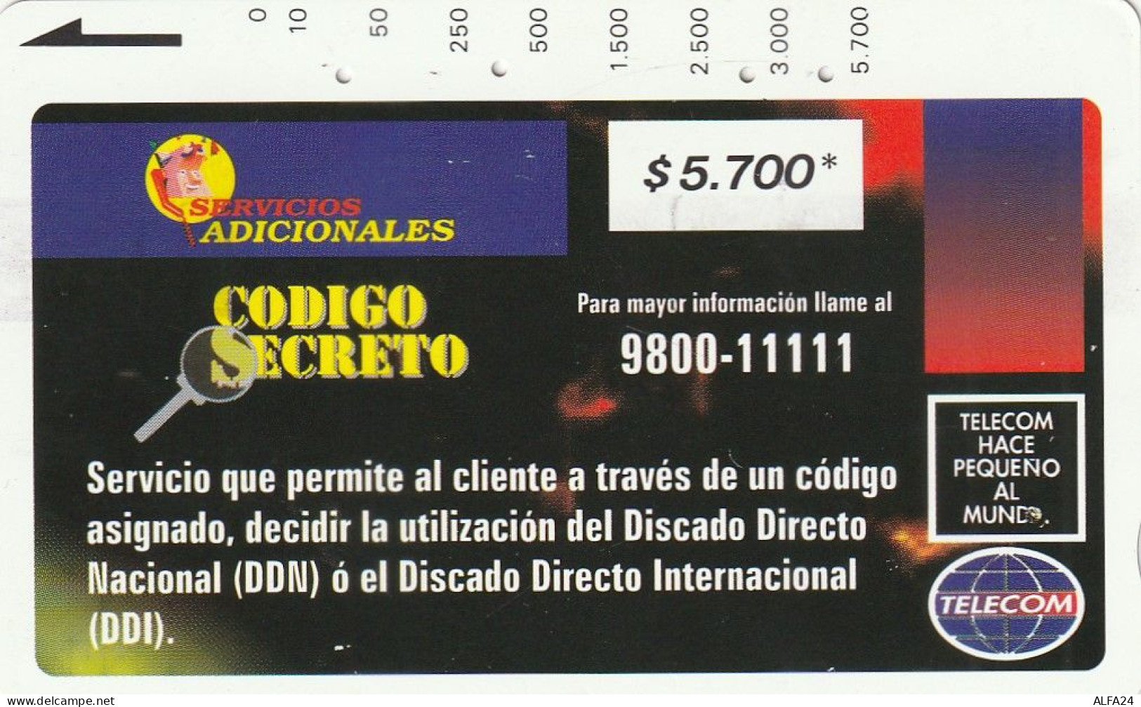 PHONE CARD COLOMBIA TAMURA (E7.14.6 - Colombie