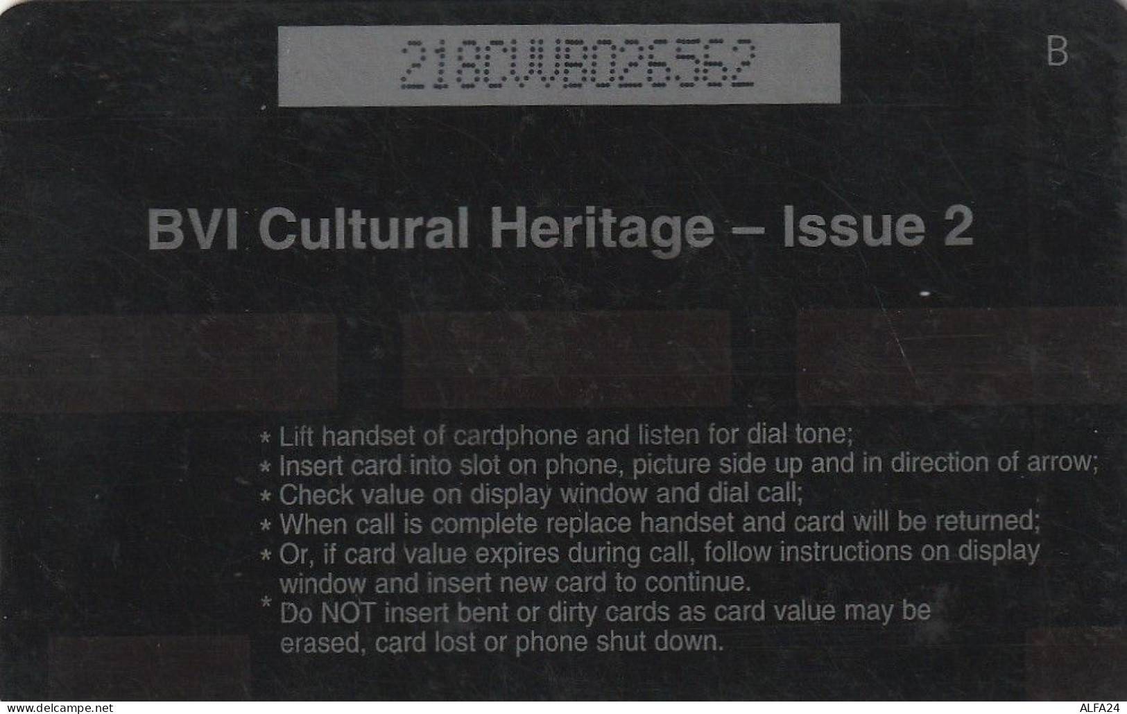 PHONE CARD BRITISH VIRGIN ISLAND  (E7.9.4 - Vierges (îles)