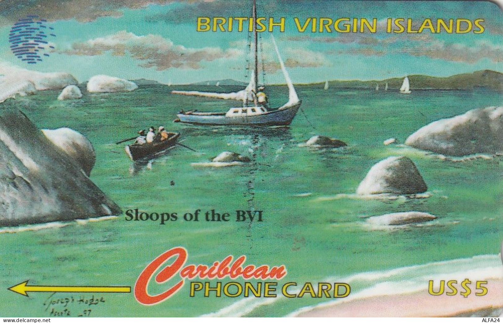 PHONE CARD BRITISH VIRGIN ISLAND  (E7.9.3 - Virgin Islands