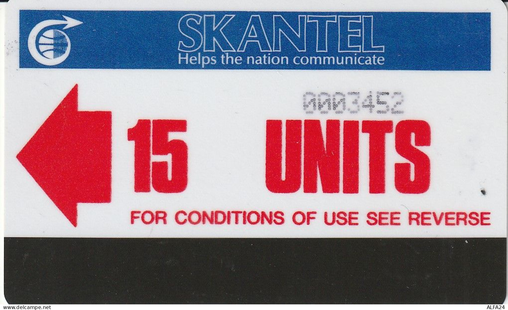 PHONE CARD ST KITTS NEVIS  (E7.6.2 - St. Kitts & Nevis